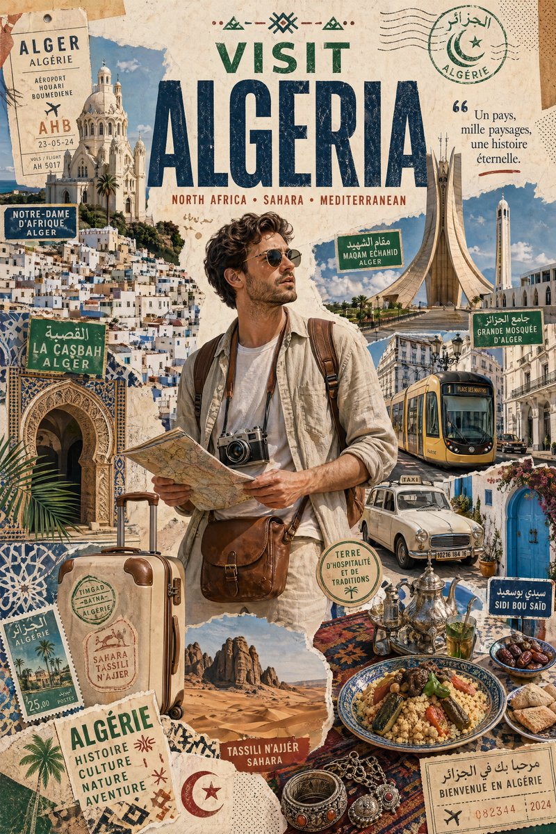 Preview of a modern destination travel poster showing the destination scene, composition, style direction, and reusable output structure.
